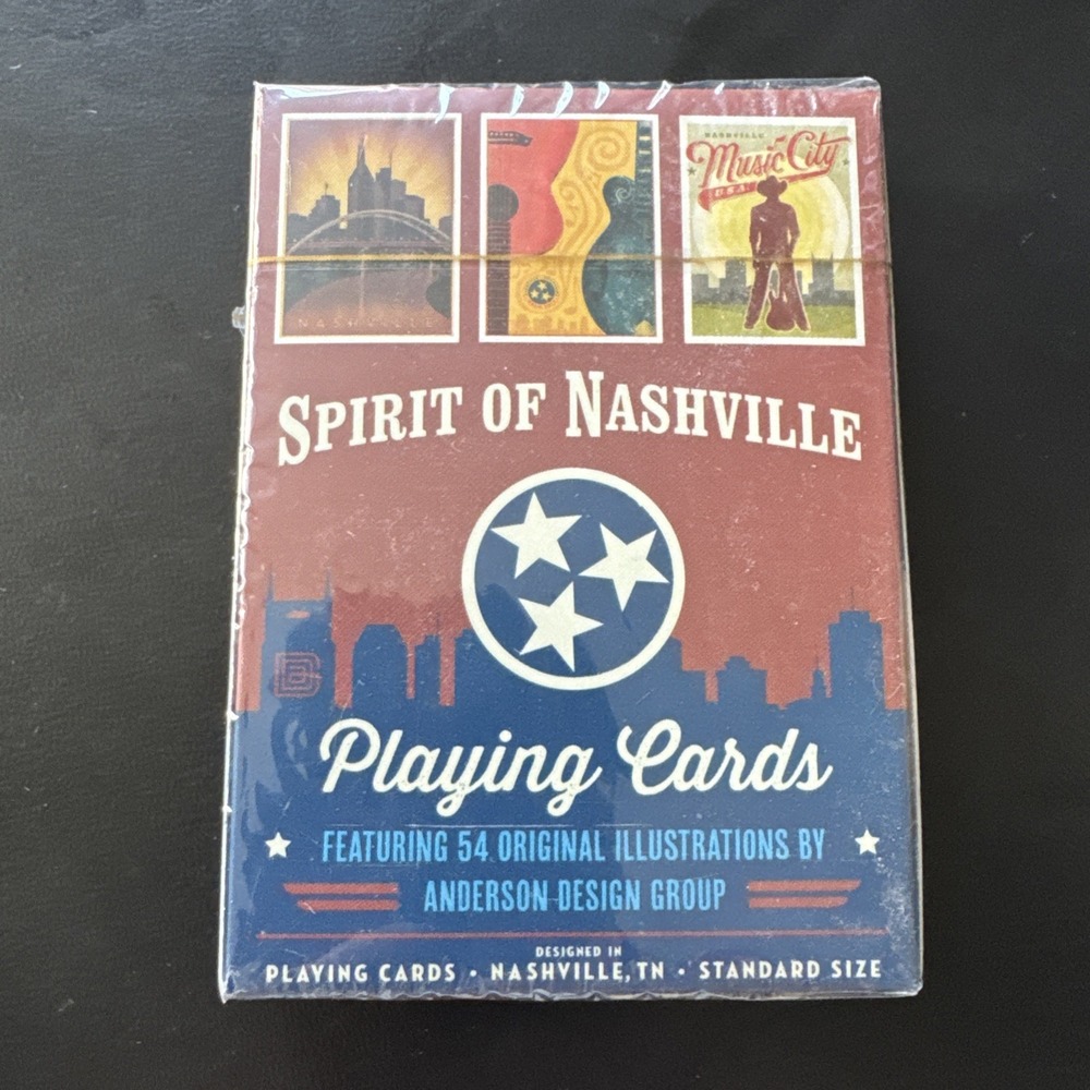 Spirit of Nashville Music City Playing‎ Card set NEW & sealed SHIPS FREE in US